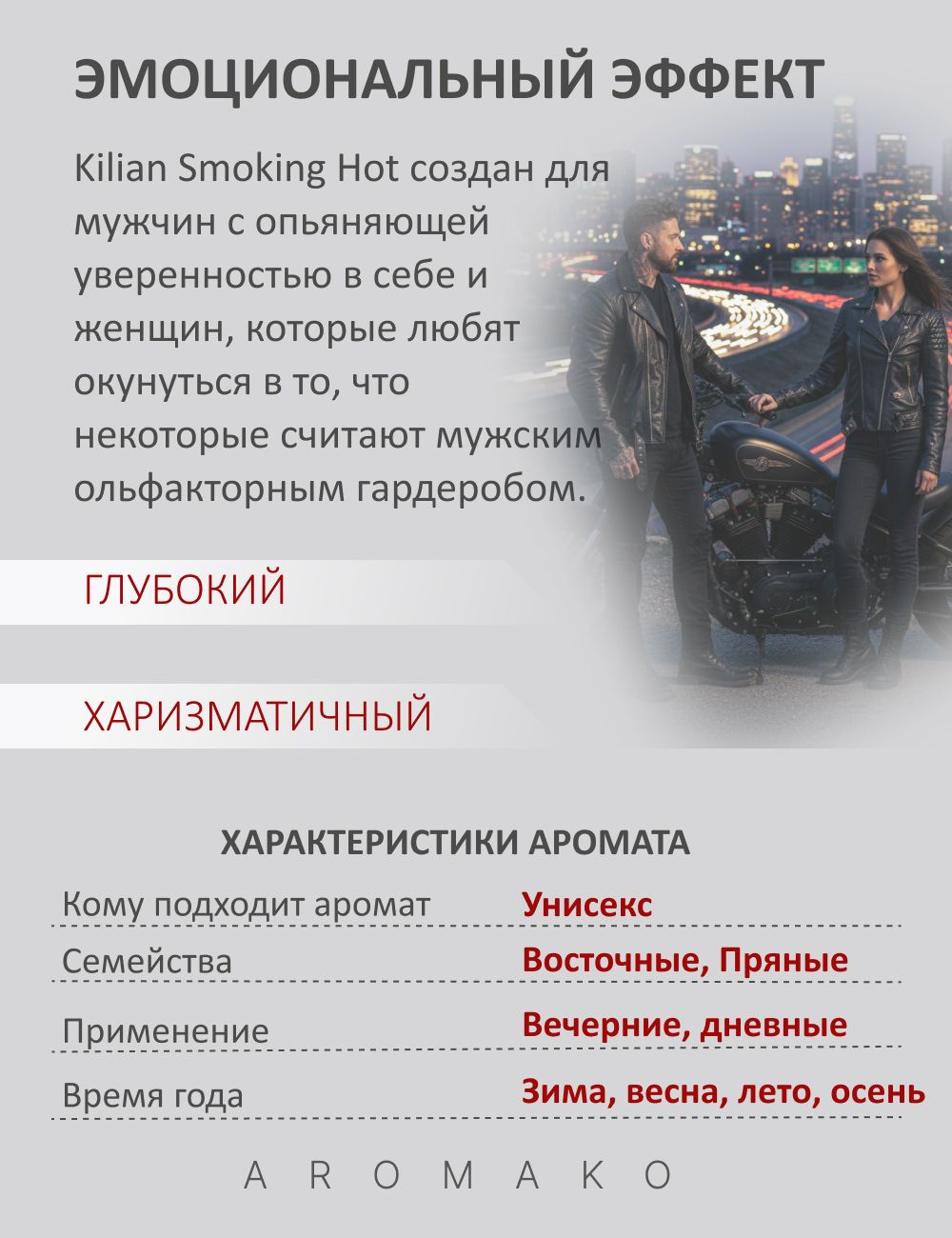 Парфюм — по мотивам SMOKING HOT, 15 мл