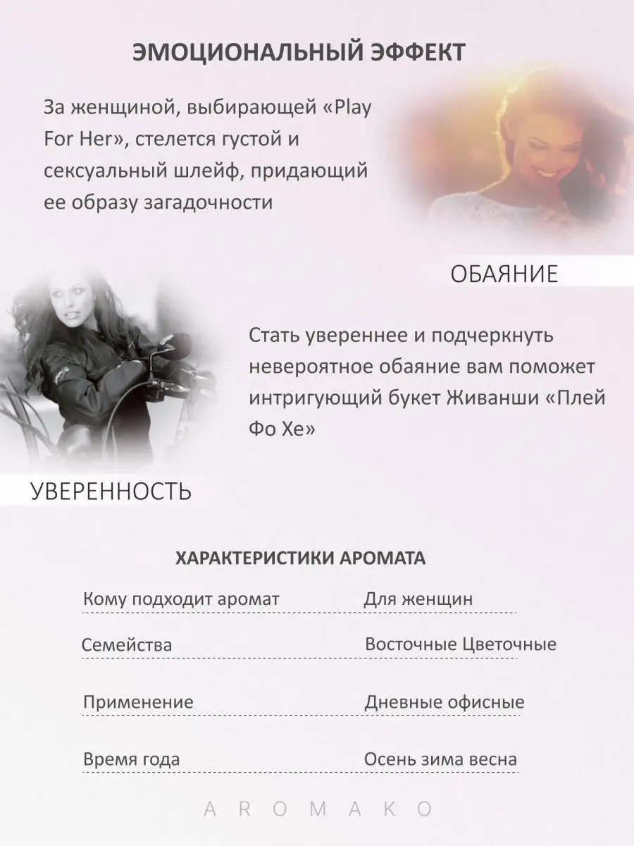 Парфюм — по мотивам по мотивам Play For Her, 15 мл