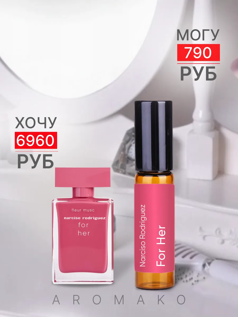 Масляные духи — по мотивам For Her, Narciso Rodriguez, 3 мл