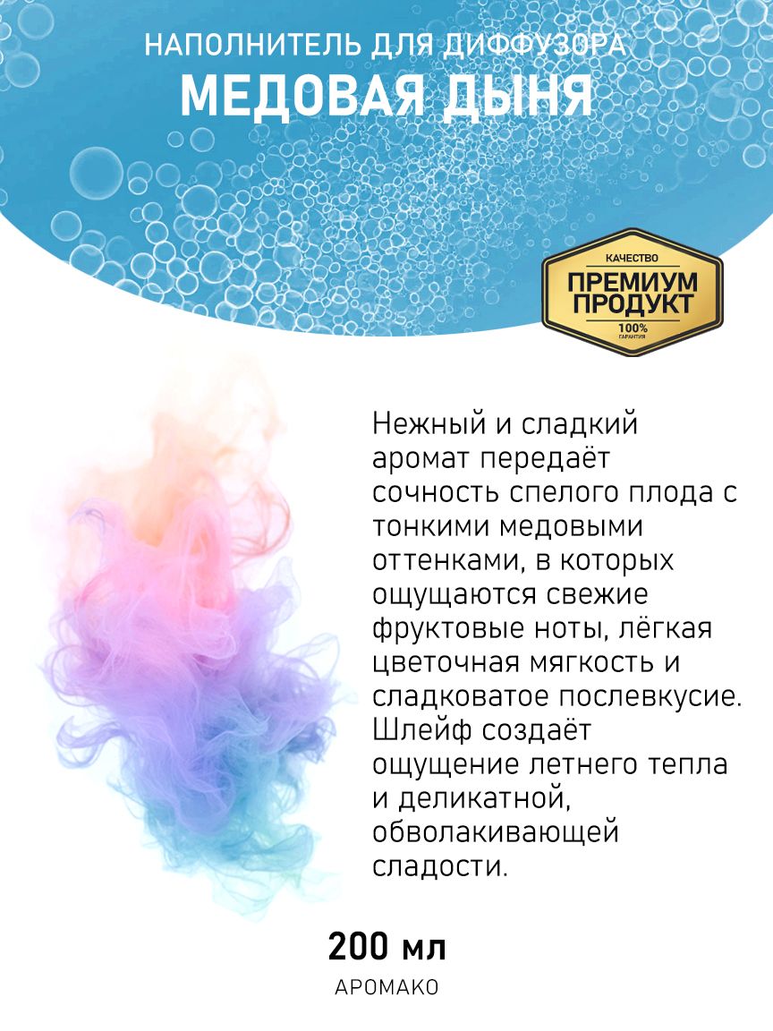 Рефил для диффузора «Медовая Дыня», 200 мл