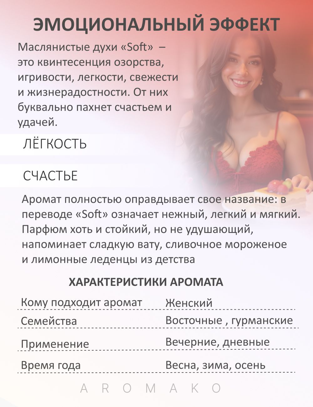 Парфюм — по мотивам SOFT, 15 мл
