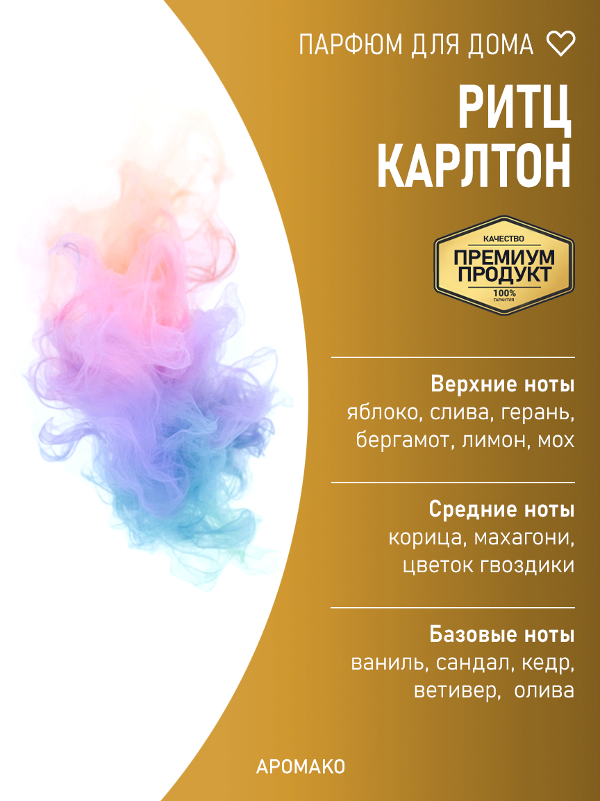 Спрей для дома и текстиля «Ритц Карлтон», 50 мл