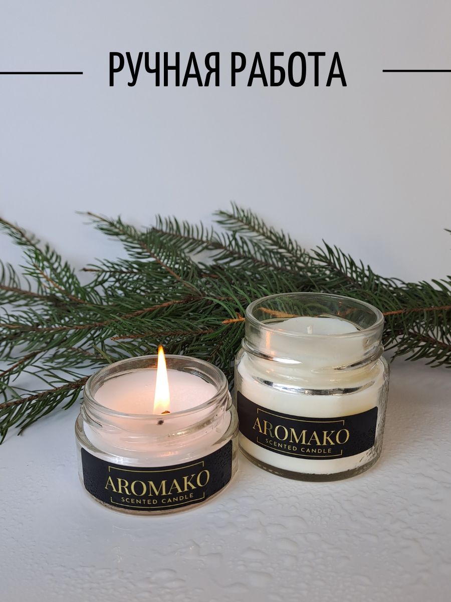 Аромасвеча AromaKo «Лес после дождя», 50 г