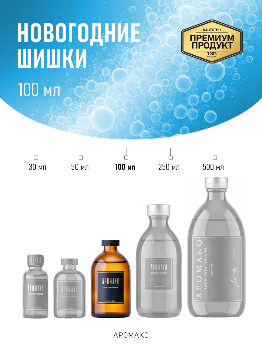 Аромадиффузор «Новогодние Шишки», 100 мл