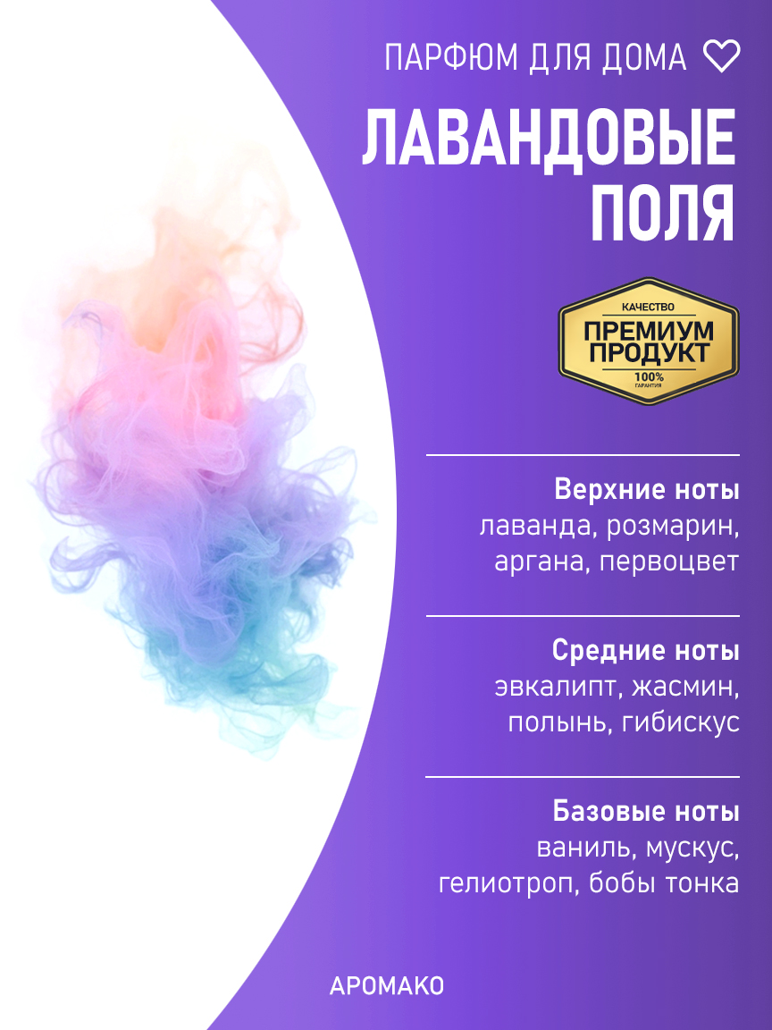 Спрей для дома и текстиля «Лавандовые Поля», 100 мл
