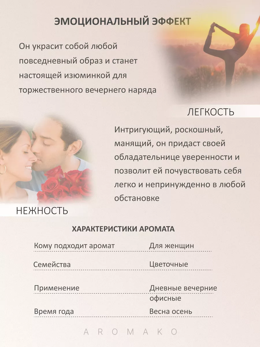 Масляные духи — по мотивам Nasomatto Narcotic Venus, 3 мл