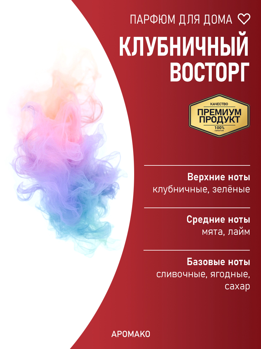 Спрей для дома и текстиля «Клубничный Восторг», 100 мл