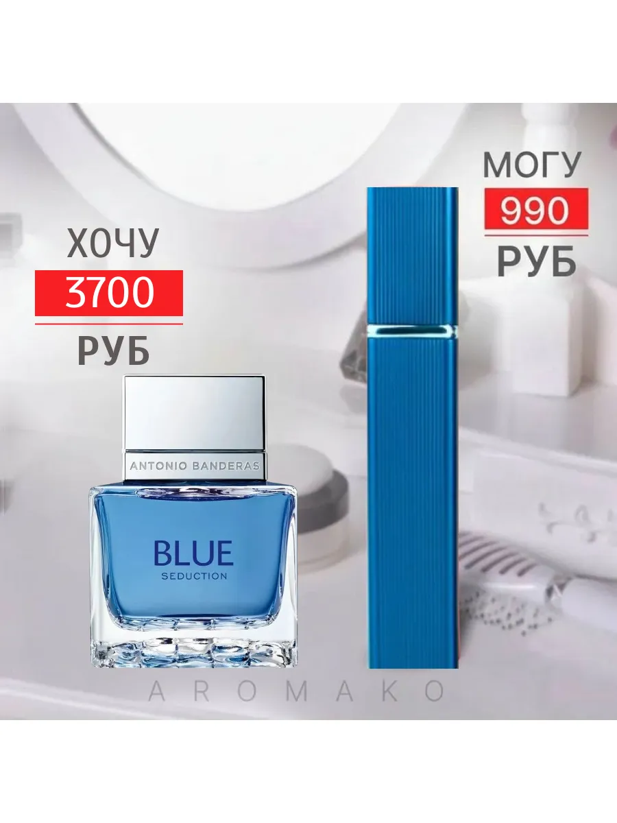 Парфюм — по мотивам ПО МОТИВАМ СИНИЙ СОБЛАЗН BLUE SEDUCTION MAN, 15 мл