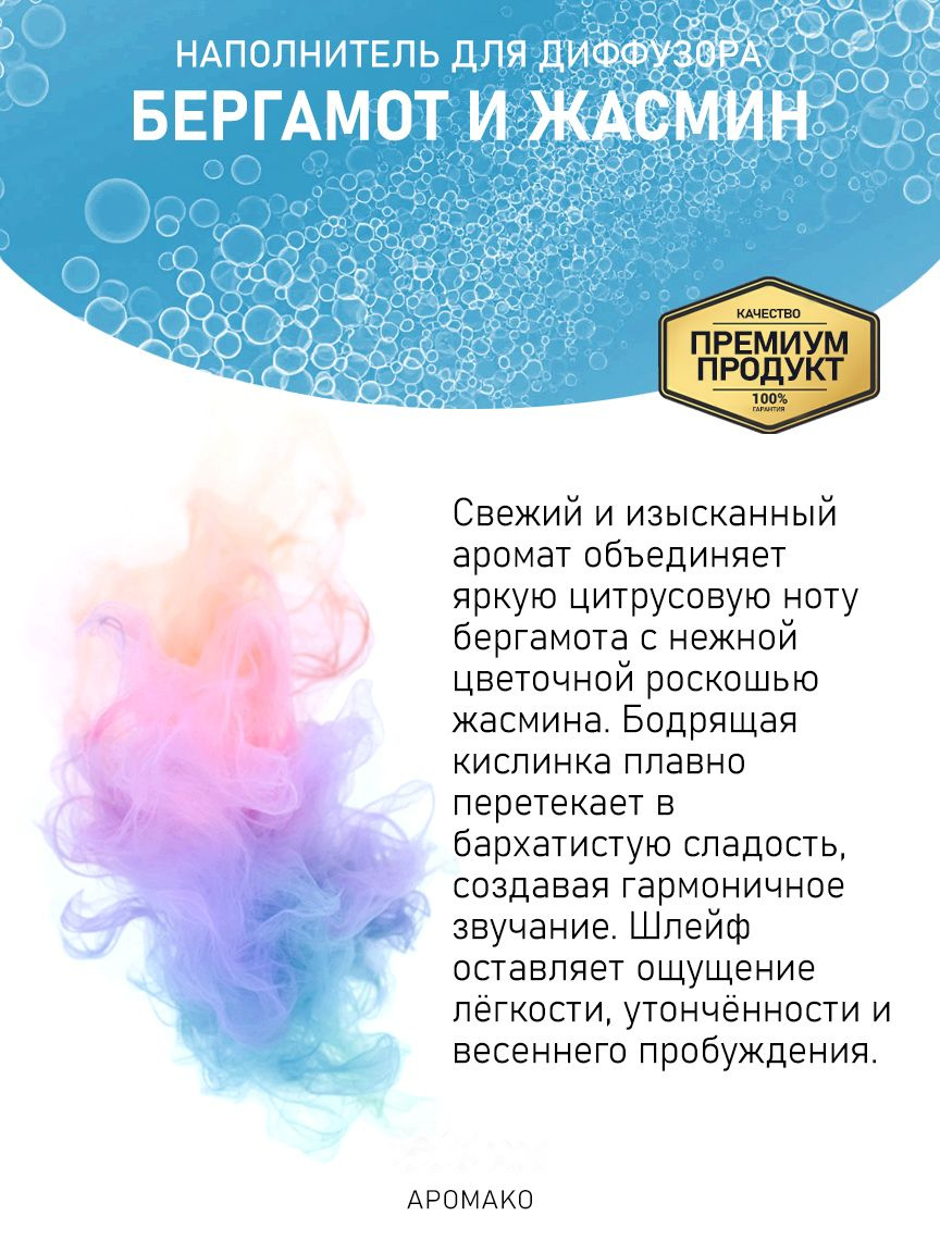 БЕРГАМОТ И ЖАСМИН 100 мл
