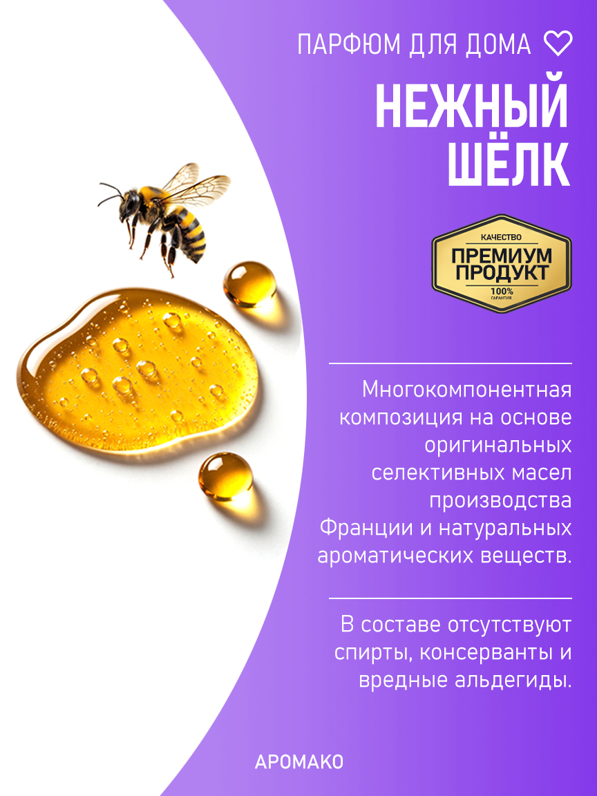Спрей для дома и текстиля «Нежный Шёлк», 50 мл
