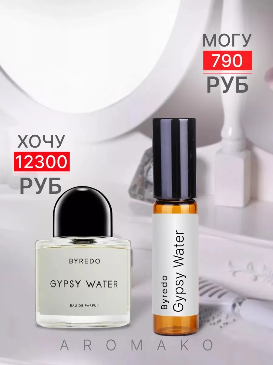 Масляные духи — по мотивам Byredo, Gypsy Water, 3 мл