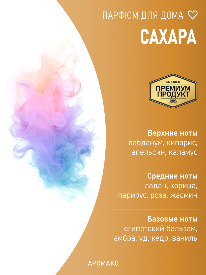 Спрей для дома и текстиля «Сахара», 100 мл