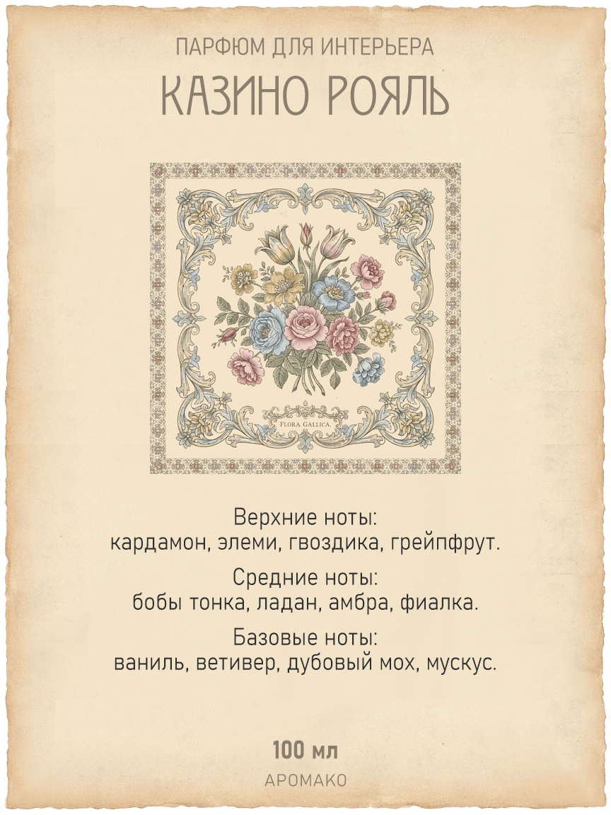Спрей для дома и текстиля «Казино Рояль», 100 мл