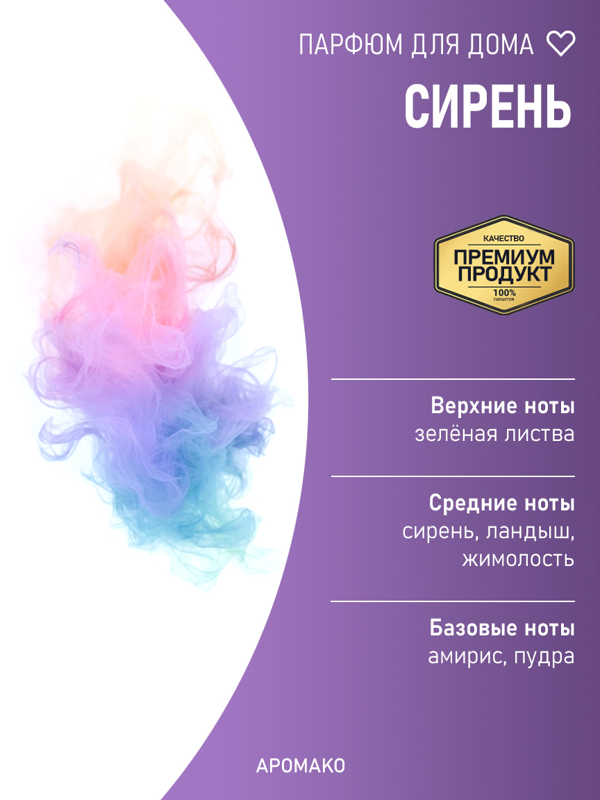 Спрей для дома и текстиля «Сирень», 50 мл