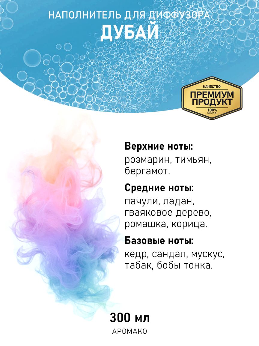 Рефил для диффузора «Дубай», 300 мл