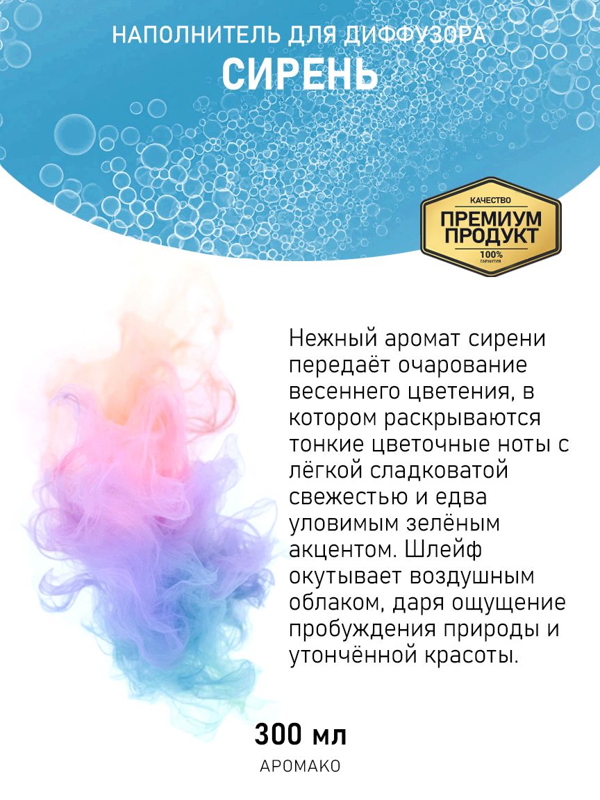 Рефил для диффузора «Сирень», 300 мл
