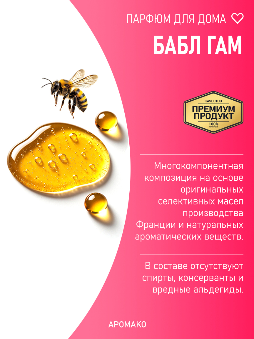 Спрей для дома и текстиля «Бабл Гам», 200 мл