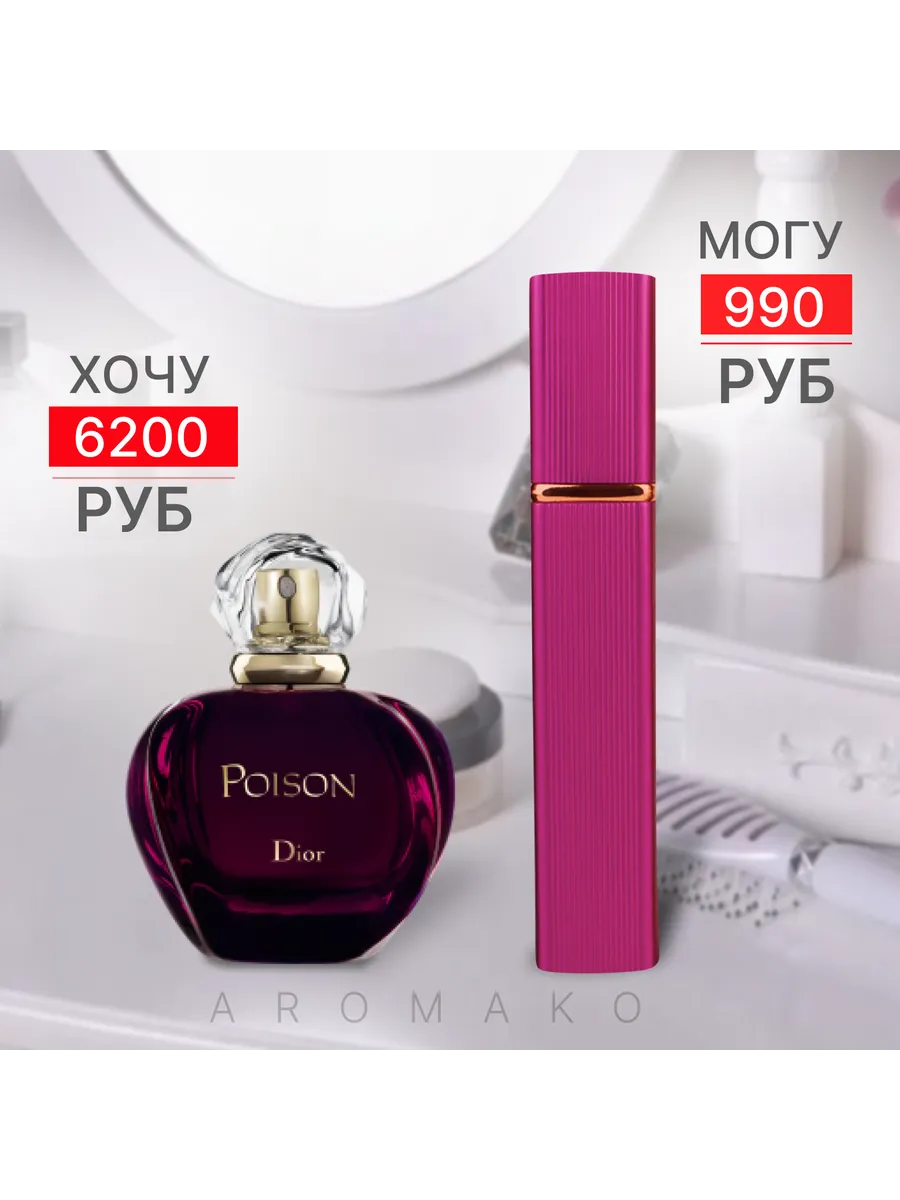 Парфюм — по мотивам по мотивам Poison Dior Пойзон, 15 мл