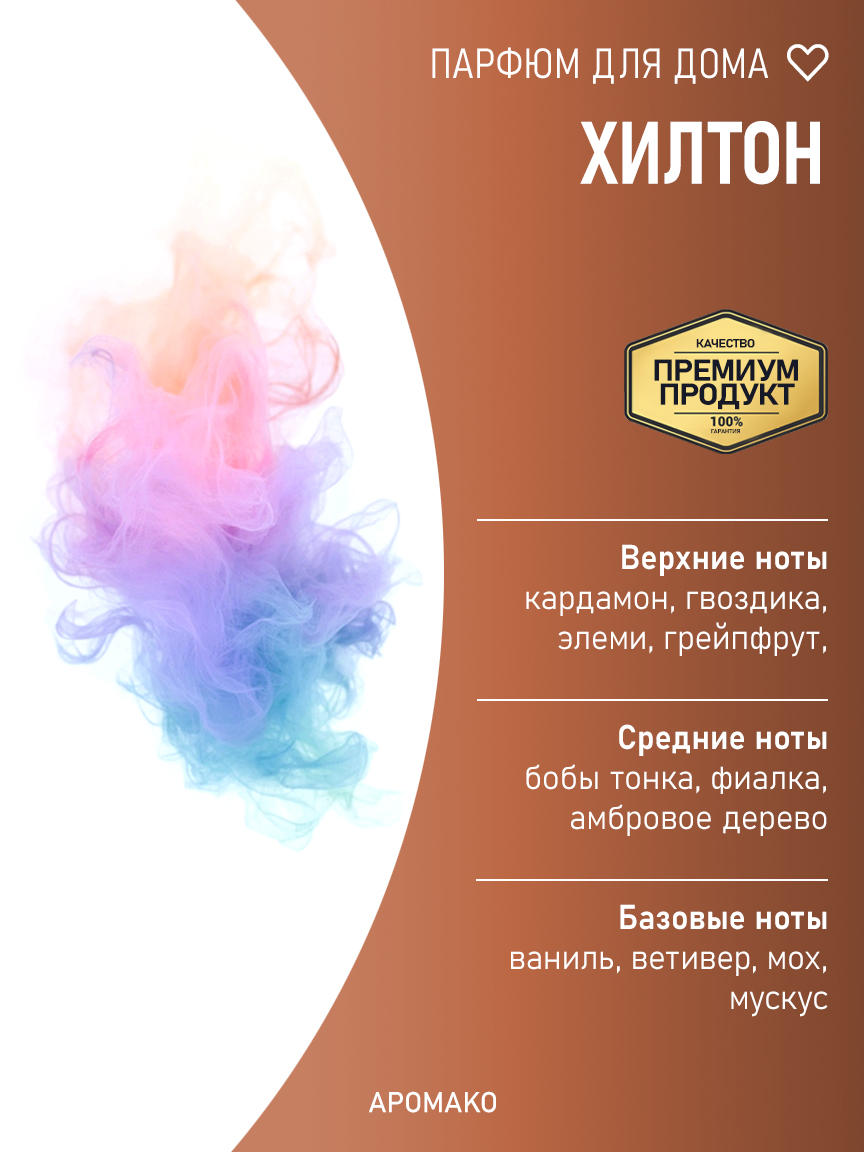 Спрей для дома и текстиля «Хилтон», 50 мл