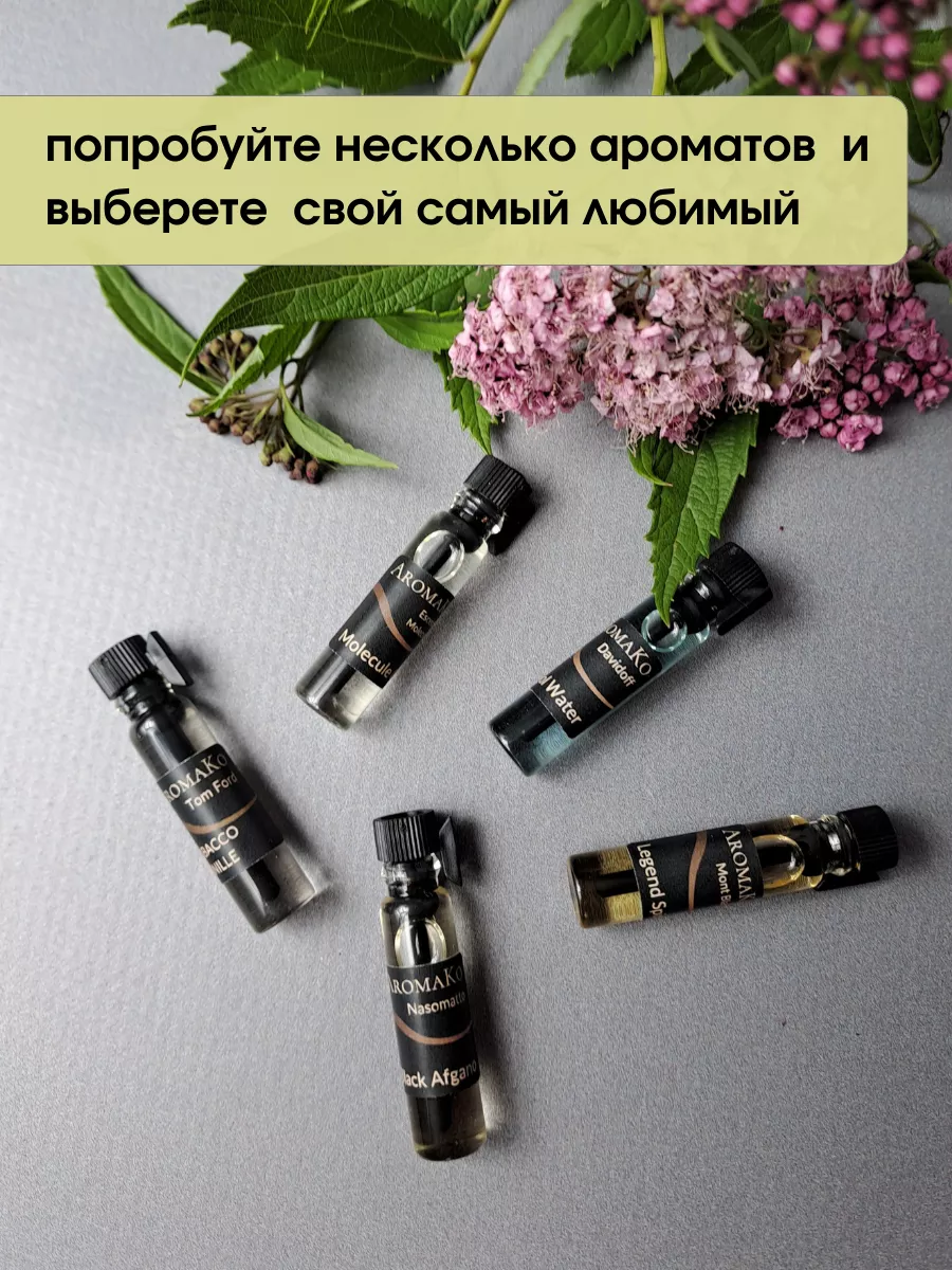 Пробники мужских духов набор 4