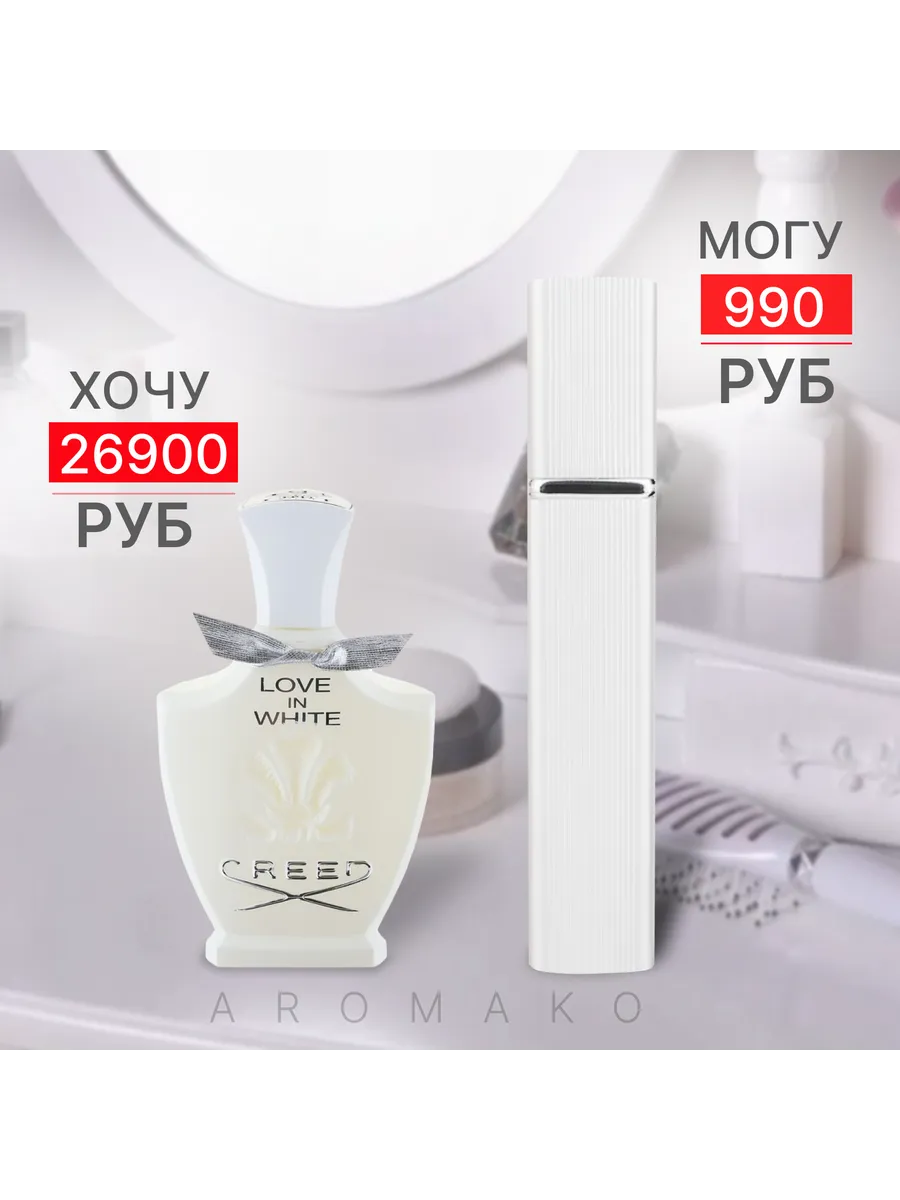 Парфюм — по мотивам ПО МОТИВАМ LOVE IN WHITE, 15 мл