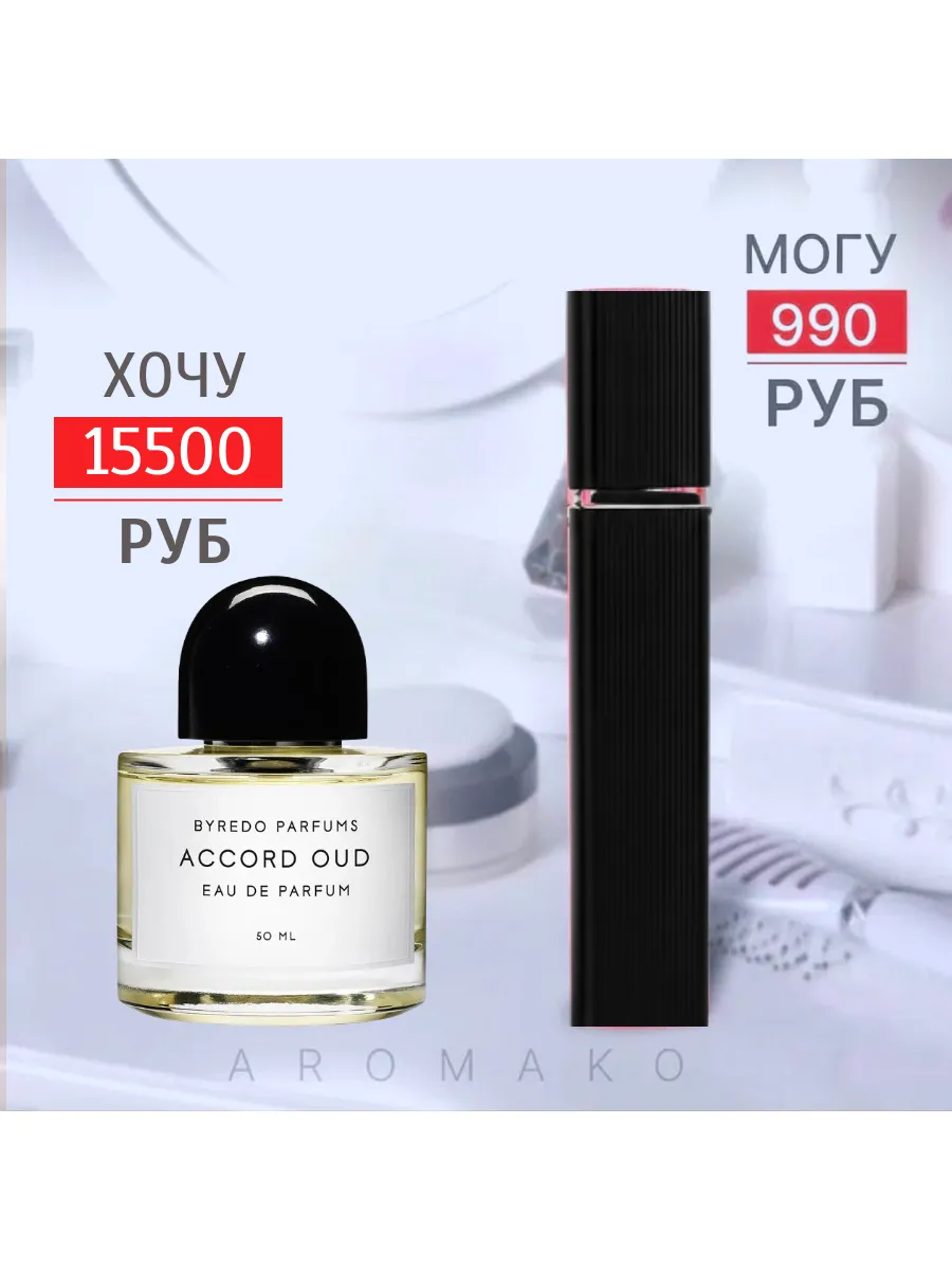 Парфюм — по мотивам ПО МОТИВАМ БАЙРЕДО ACCORD OUD, 15 мл