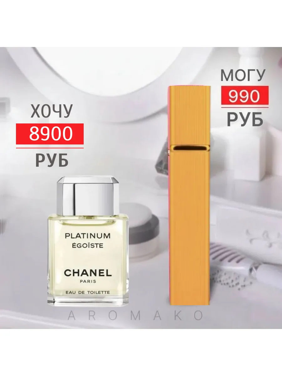 Парфюм — по мотивам по мотивам Egoiste Platinum, 15 мл