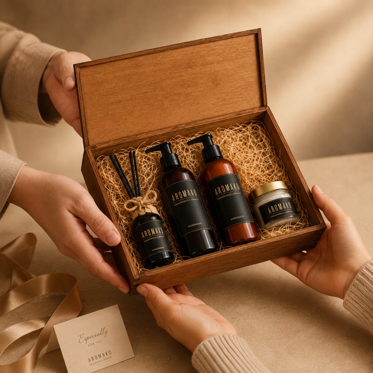 Индивидуальные подарочные наборы AromaKo